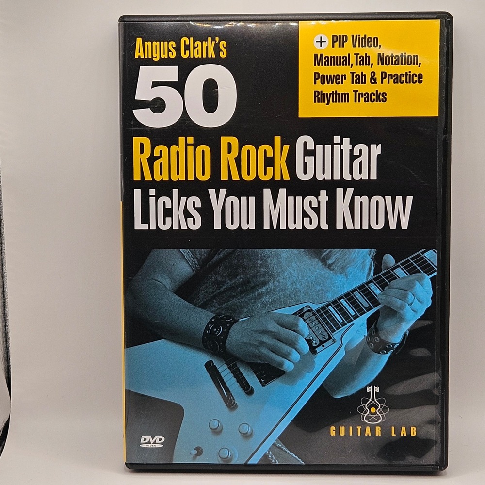 Guitar‎ Lab 50 Radio Rock Guitar Licks You Must Know DVD Angus Clark TF09133